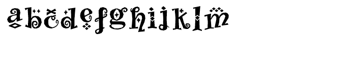 Whimsy Baroque Heavy Font LOWERCASE