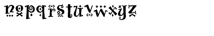 Whimsy Baroque Heavy Font LOWERCASE