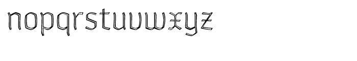 Whisky 1230 Inline Font LOWERCASE
