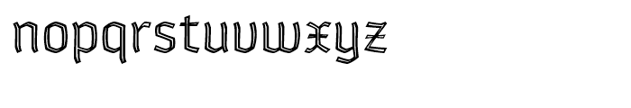 Whisky 1450-Inline Font LOWERCASE