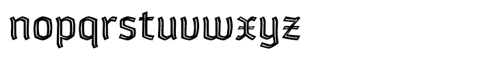 Whisky 1560 Inline Font LOWERCASE
