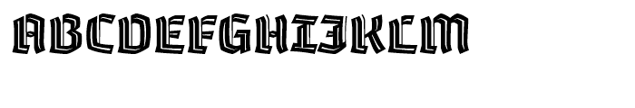 Whisky 1780 Inline Font UPPERCASE