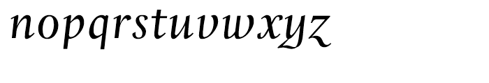 Whitenights Italic Font LOWERCASE