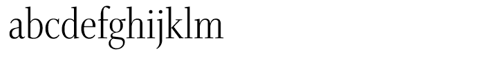 Whitman Display Condensed Light Font LOWERCASE