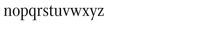 Whitman Display Condensed Regular Font LOWERCASE
