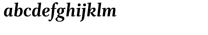 Whitman Display Extra Bold Italic Font LOWERCASE