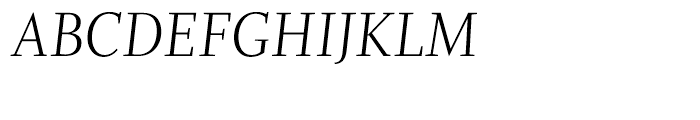 Whitman Display Light Italic Font UPPERCASE