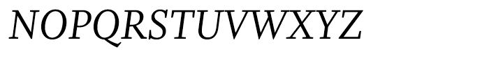 Whitman ItalicOsF Font UPPERCASE