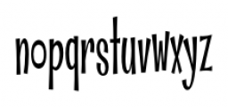 Whipsnapper Extra Condensed Light Font LOWERCASE