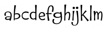 Whipsnapper Wide Light Font LOWERCASE