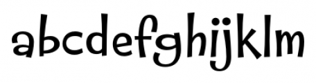 Whipsnapper Wide Regular Font LOWERCASE