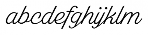 White Larch Regular Font LOWERCASE