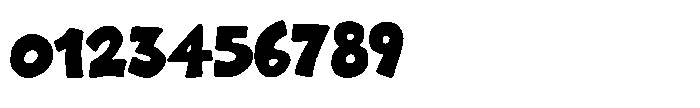 Whacky Cartoon Font OTHER CHARS