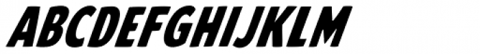 Whatchamacallit Condensed Bold Italic Font UPPERCASE