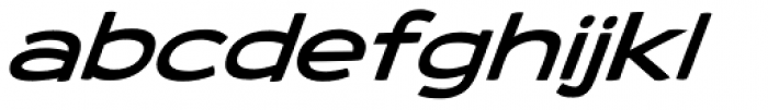 Whatchamacallit Expanded Italic Font LOWERCASE