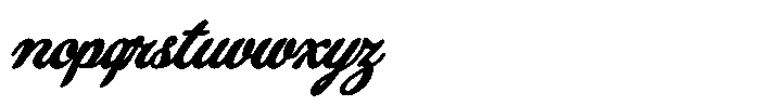 When The Stars Align Bold Font LOWERCASE