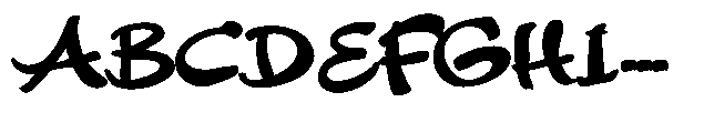 Whenever Bold Font UPPERCASE