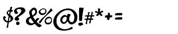 Whenever Regular Font OTHER CHARS