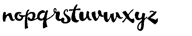 Whenever Regular Font LOWERCASE