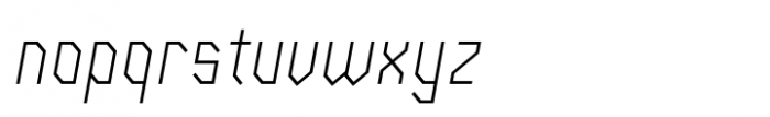 Whichit Two Italic Font LOWERCASE