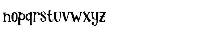 Whimsical Fairy Tale Font LOWERCASE