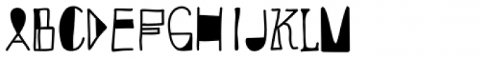 Whimsical Musical Font LOWERCASE