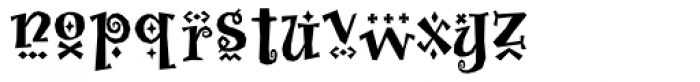 Whimsy Baroque ICG Heavy Font LOWERCASE