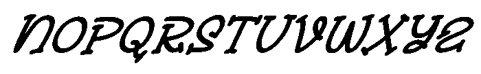 Whimsy Tale Italic Italic Font UPPERCASE
