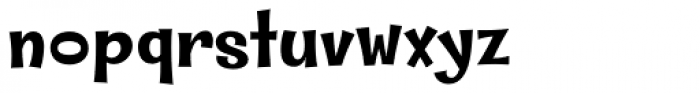 Whipsnapper Wide Bold Font LOWERCASE