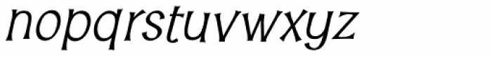Whisk Demi Bold Italic Font LOWERCASE