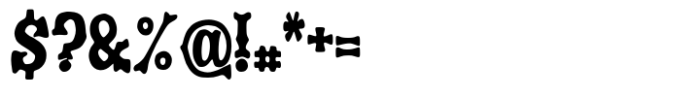 Whiskey Ranch Font OTHER CHARS