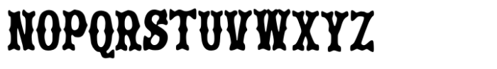 Whiskey Ranch Font UPPERCASE