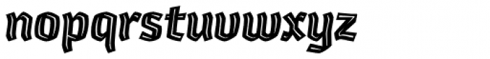 Whisky 1780 Inline Italic Font LOWERCASE