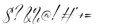 Whispering Signature Regular Font OTHER CHARS