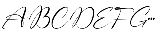 Whispering Signature Regular Font UPPERCASE