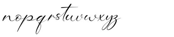 Whispering Signature Regular Font LOWERCASE