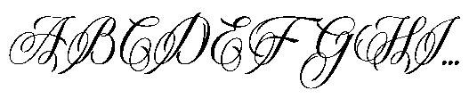Whispers Font UPPERCASE