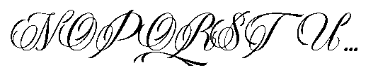 Whispers Font UPPERCASE