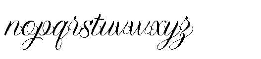 Whispers Font LOWERCASE