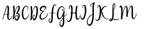 White Angel Font UPPERCASE