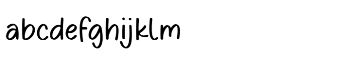 White Dandelion Font LOWERCASE