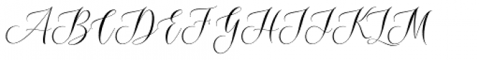 White Dove Script Regular Font UPPERCASE