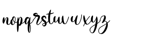 White Secret Font LOWERCASE