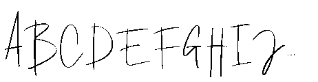 White September Signature Font UPPERCASE