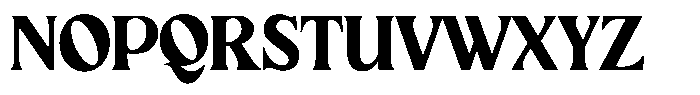 White Series Serif Regular Font UPPERCASE