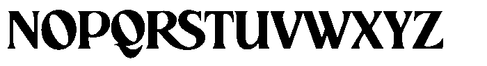 White Series Serif Regular Font LOWERCASE