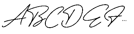 White Series Signature Regular Font UPPERCASE
