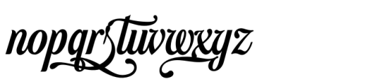 White Xmas Clean Swash Font LOWERCASE