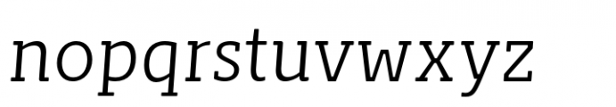 Whiteblack Oblique Font LOWERCASE