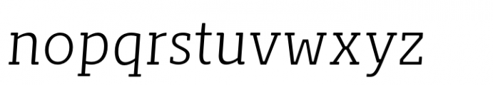 Whiteblack White Oblique Font LOWERCASE